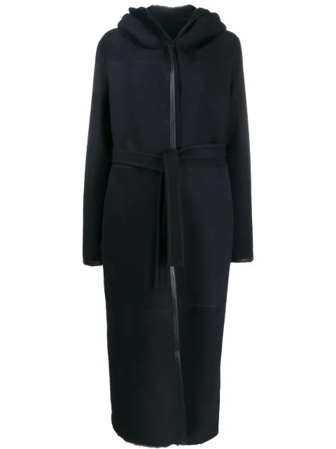 Liska single breasted coat Blue 2498