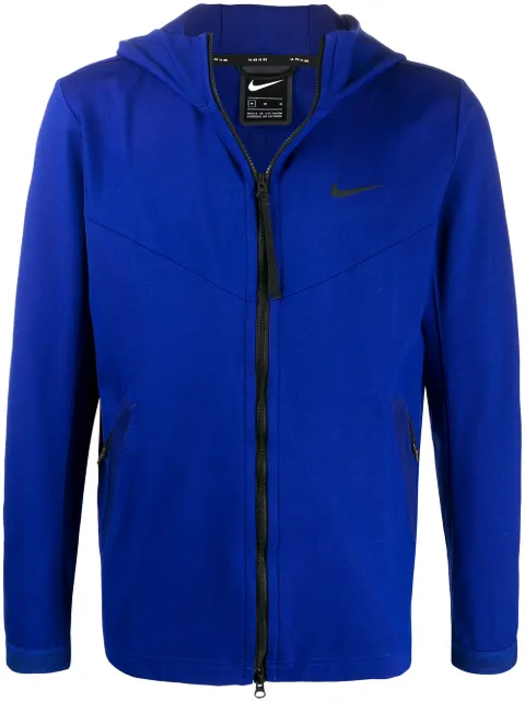 Nike zip-front hooded sweatshirt Blue BV4489