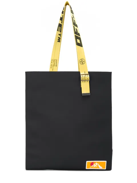 Off-White industrial straps tote Black OMNA083F19F430021000