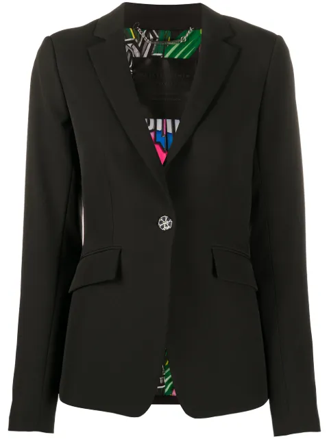 Philipp Plein crystal skull embellished blazer Black S20CWRF0318PTE003N