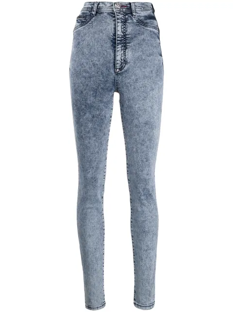Philipp Plein high-rise skinny jeans Blue S20CWDT1312PDE004N