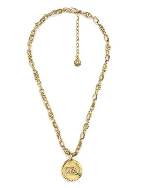 Goossens Talisman Aries medal necklace Gold GOOP20NE01YG01