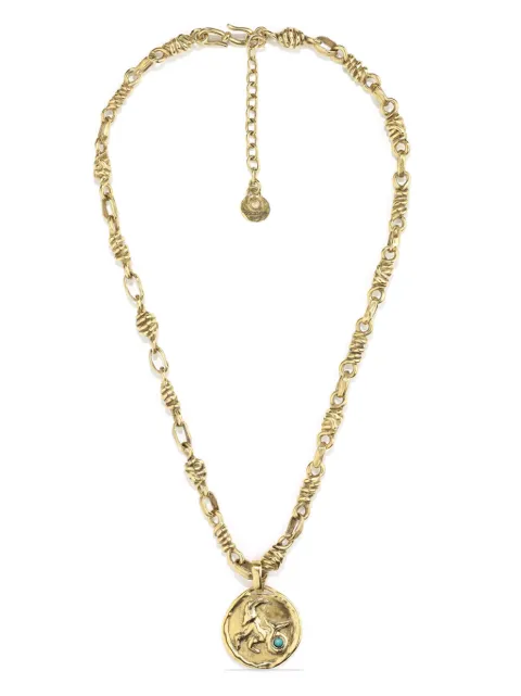 Goossens Talisman Capricorn medal necklace Gold GOOP20NE10YG01