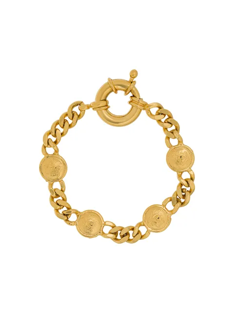 Versace Pre-Owned 1990s Medusa chain bracelet Gold VER361
