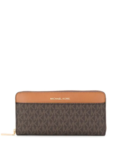 Michael Michael Kors monogram print wallet Brown 34F9GM9E9B0