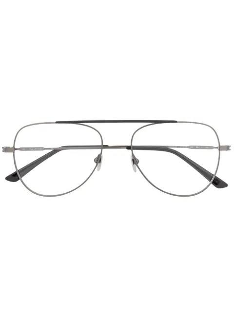 Calvin Klein pilot-frame glasses Black CK19152