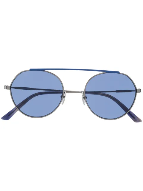 Calvin Klein two tone round frame sunglasses Blue CK19149S