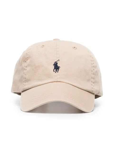 Polo Ralph Lauren Iconic logo-embroidered cotton baseball cap Neutrals 710548524005
