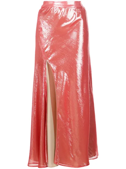 Ellery Suite One high-slit skirt Pink 20RS903LM