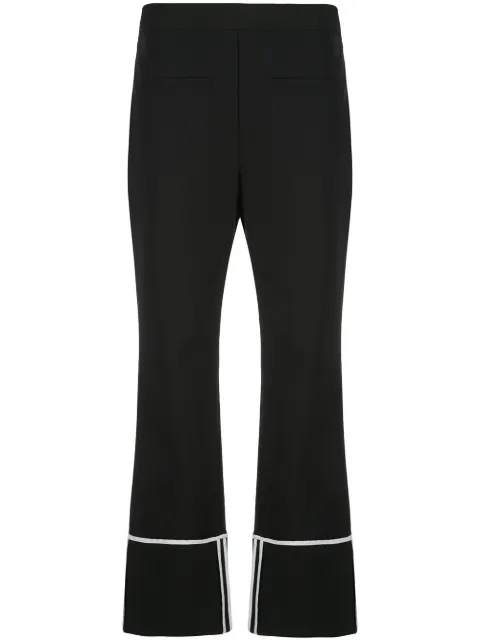 Ellery Bembe turn-up trousers Black 9FP111SU