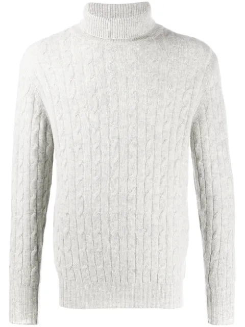 N.Peal turtle neck jumper Grey NPG000299JB