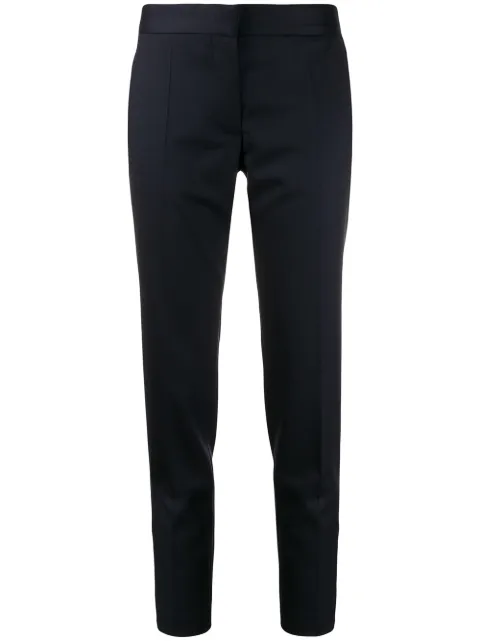 Stella McCartney slim-fit wool trousers Blue 531844SY704