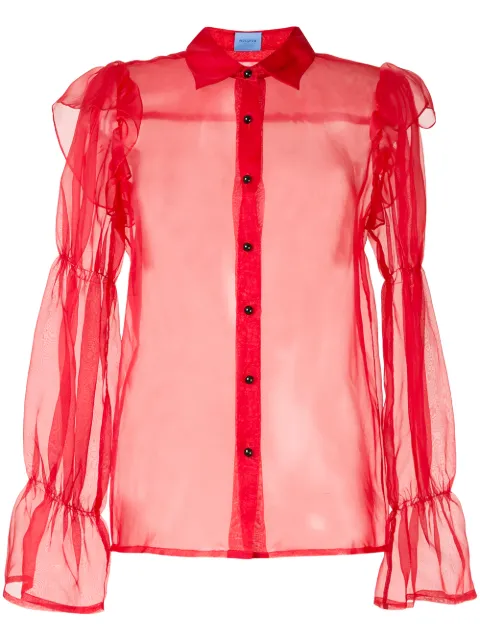 Macgraw Souffle blouse Red H011R