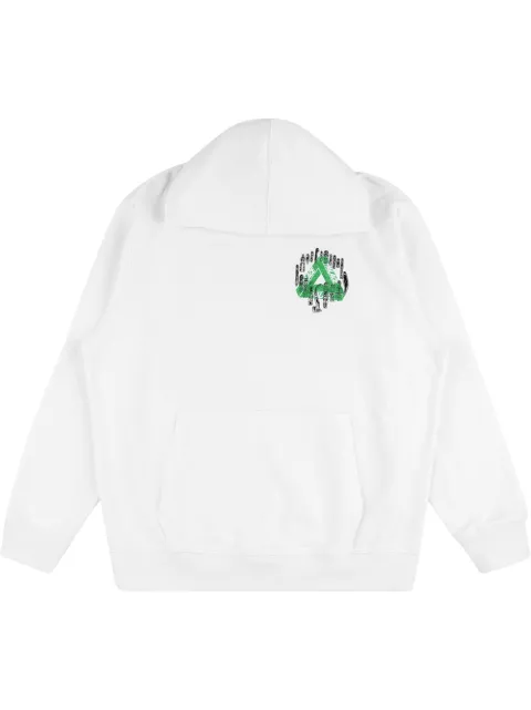 Palace Jheeze logo-print hoodie White P17HD038T