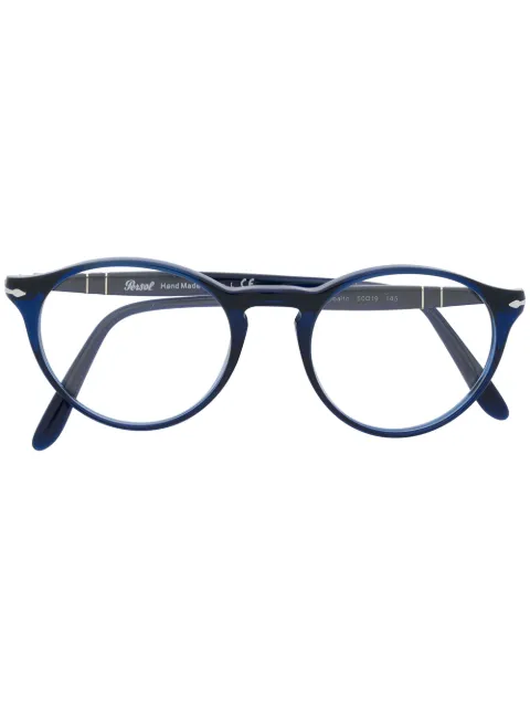 Persol round frame glasses Blue PO3092V