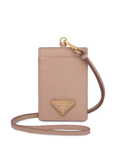Prada logo plaque mini bag Neutrals 1MC007QHH