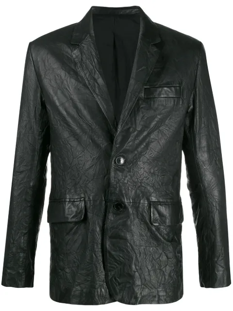 Zadig&Voltaire crinkle effect blazer Black SJCU1402H