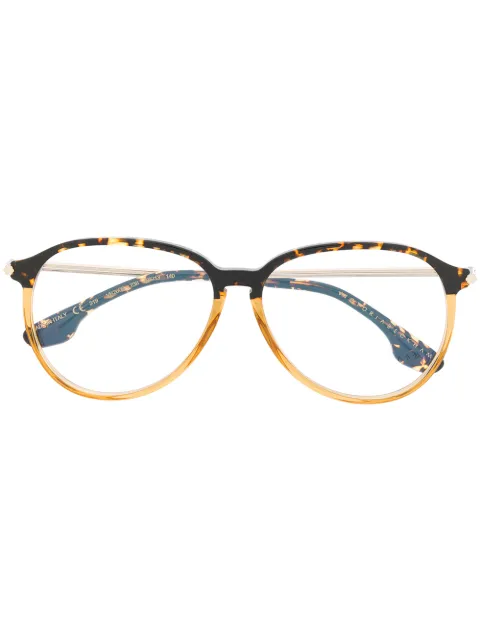 Victoria Beckham Eyewear tortoiseshell-effect glasses Brown VB2606