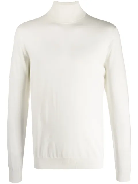 Drumohr roll neck jumper White D0D104