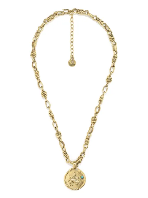Goossens Talisman Sagittarius medal necklace Gold GOOP20NE09YG