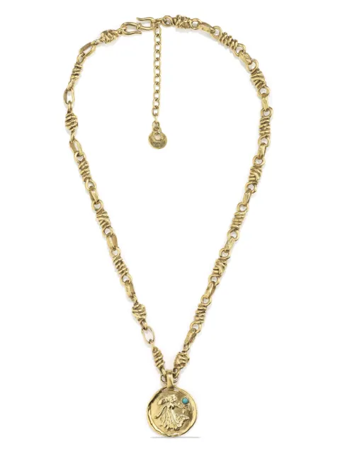Goossens Talisman Virgo medal necklace Gold GOOP20NE06YG