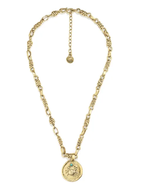 Goossens Talisman Cancer medal necklace Gold GOOP20NE04YG