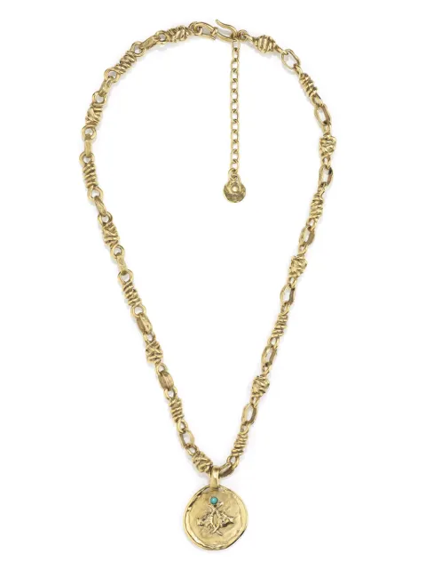 Goossens Talisman Taurus medal necklace Gold GOOP20NE02YG