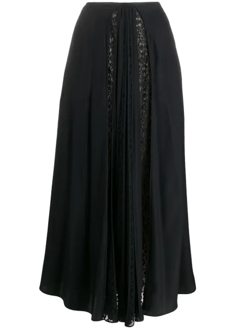 Stella McCartney lace-panel maxi skirt Black 600813SIA07
