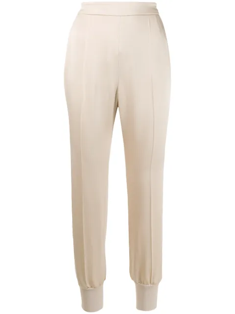 Stella McCartney mesh sided trousers Neutrals 600959SOA82