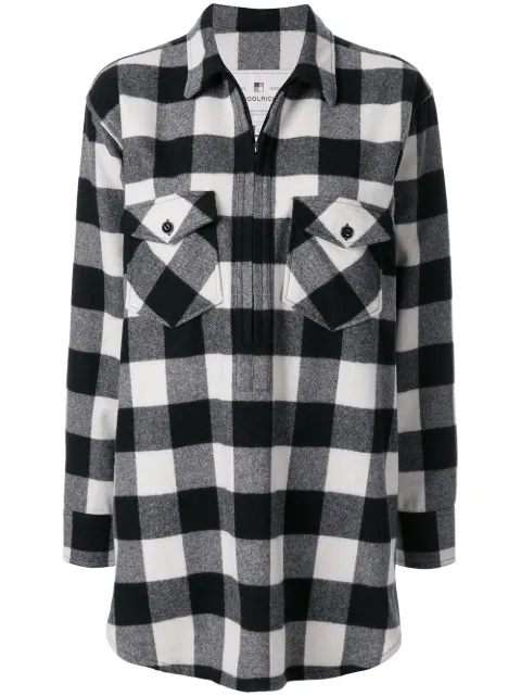 Woolrich checked flannel shirt Black WWOSH0010UT1704