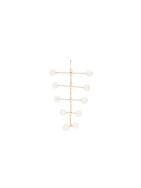 Mateo 14kt yellow gold Blizzard Mobile pearl earring Gold RSE31