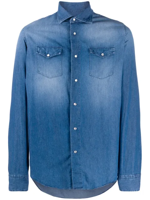 Dell'oglio long-sleeve denim shirt Blue BAI11F7UBC0101BPI149765
