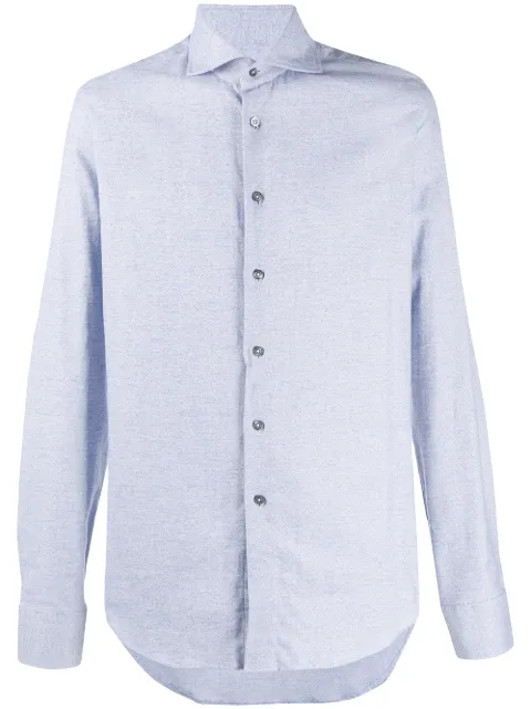 Dell'oglio curved hem shirt Blue BAC46S7UM40801HG1149767