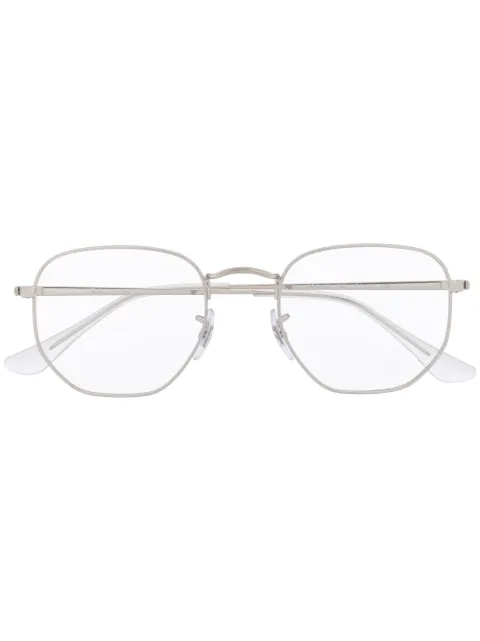 Ray-Ban angular glasses Metallic RB6448