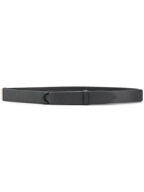 Orciani Micron cracked-effect belt Black NB0039MICRON