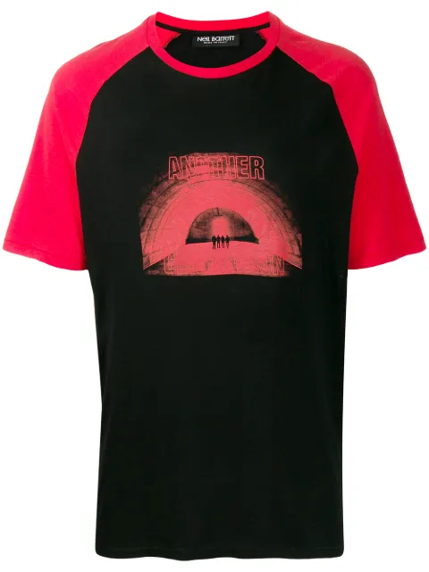 Neil Barrett graphic print T-shirt Black BJT632SM589S