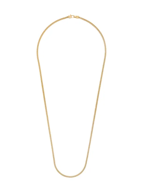 Tom Wood gold-plated Curb L chain necklace Gold N13052CCL01S925