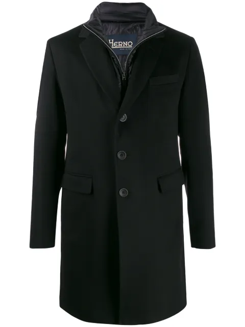 Herno single breasted coat Black CA0091U38020