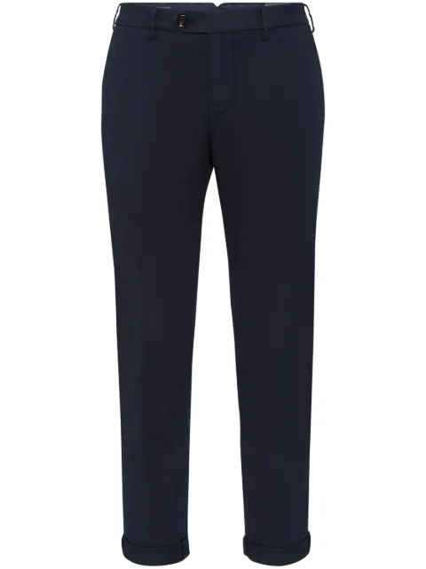 Brunello Cucinelli button-fastening chino trousers Blue M289LI1770C2517