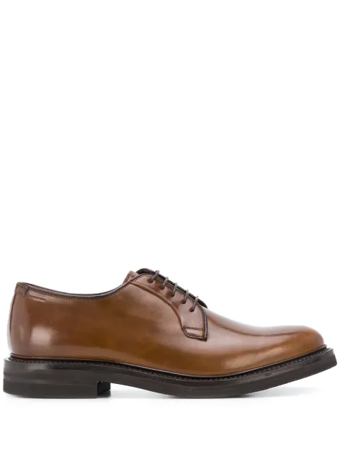 Brunello Cucinelli Cordovan derby shoes Brown MZUCHOK971C6491