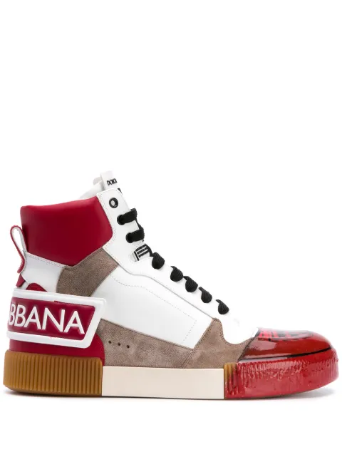 Dolce & Gabbana DNA panelled high-top sneakers CS1619AA162