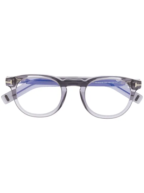 TOM FORD Eyewear FT5629B soft square-frame glasses Grey FT5629B