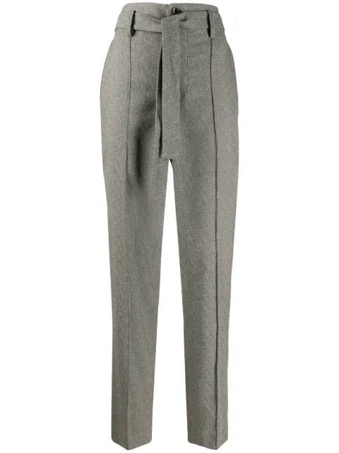 ISABEL MARANT Emilia high-waisted trousers Grey PA145719H016I