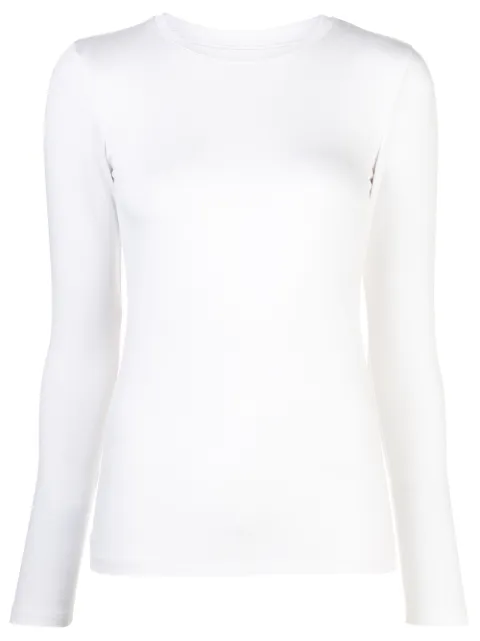 L'Agence Tess long sleeved T-shirt White 5491MJT
