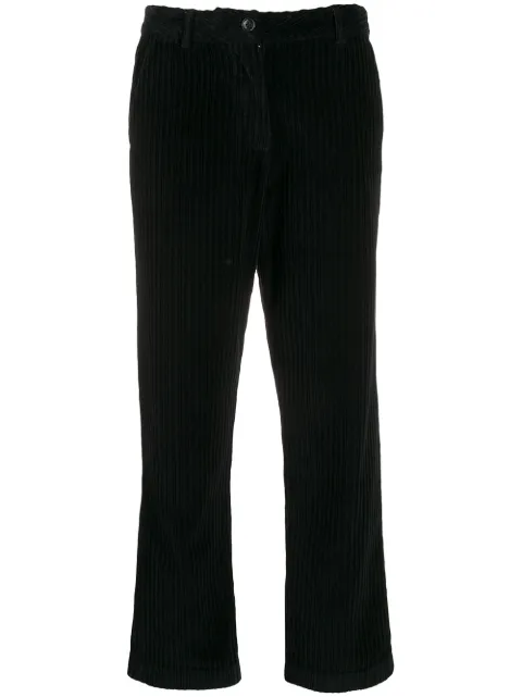 Woolrich cropped corduroy trousers Black WWPAN1261UT1816