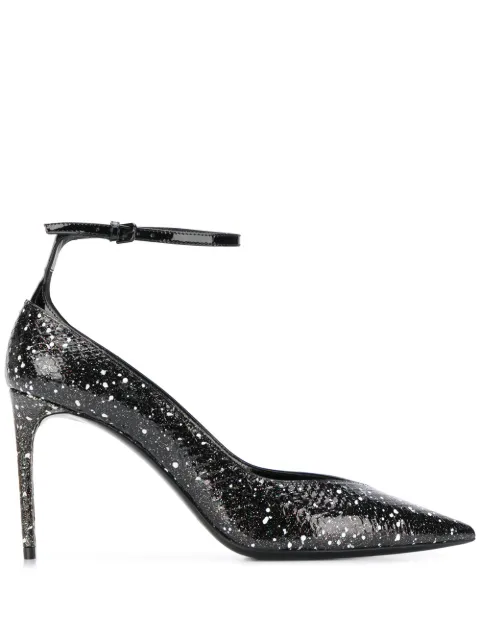 Saint Laurent ink-splashes pumps Black 592388L0T10