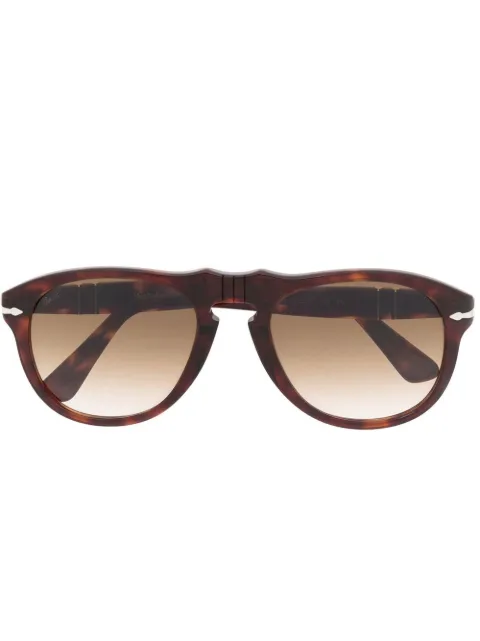 Persol tortoiseshell round-frame sunglasses Brown 0PO0649245154