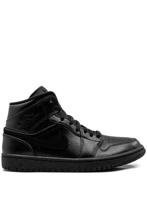 Jordan Air Jordan 1 Mid "Triple Black" sneakers Black 554724090