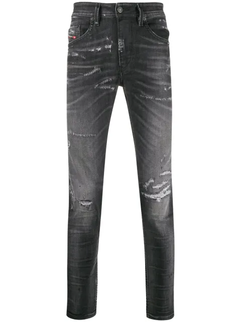 Diesel distressed slim-fit jeans Black 00SE3D0098E