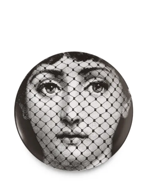 Fornasetti Tema e Variazioni n.78 decorative plate White PTV078X